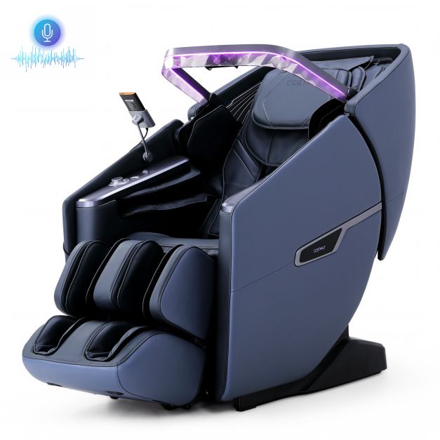 Costway 4D Full Body Massage Chair with Mobile Phone Holder - Zero Gravity Recliner Heating Shawl Foot Rollers