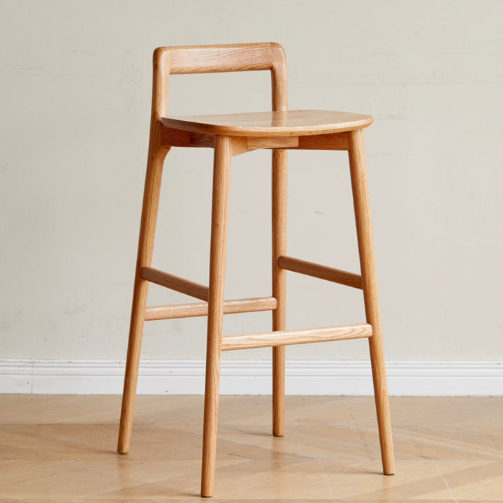 Aileen Bar Stool Natural Solid Oak