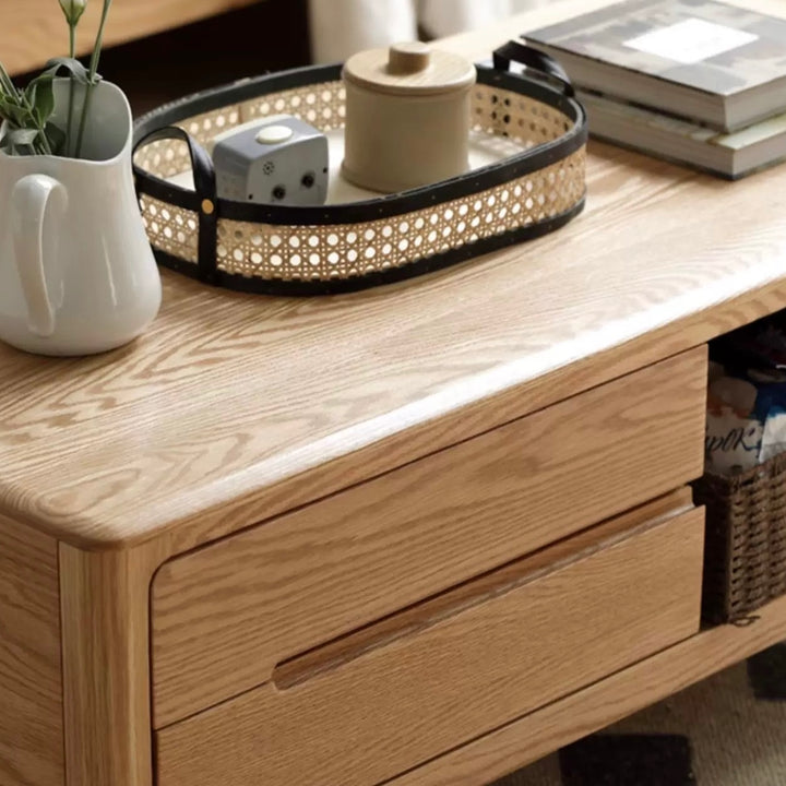 Aspa Coffee Table 135cm Natural Solid Oak