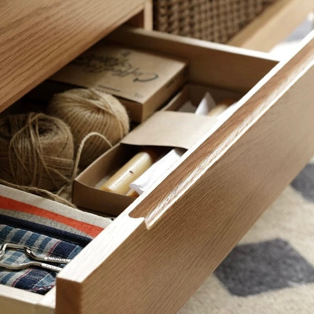 Aspa Coffee Table 135cm Natural Solid Oak