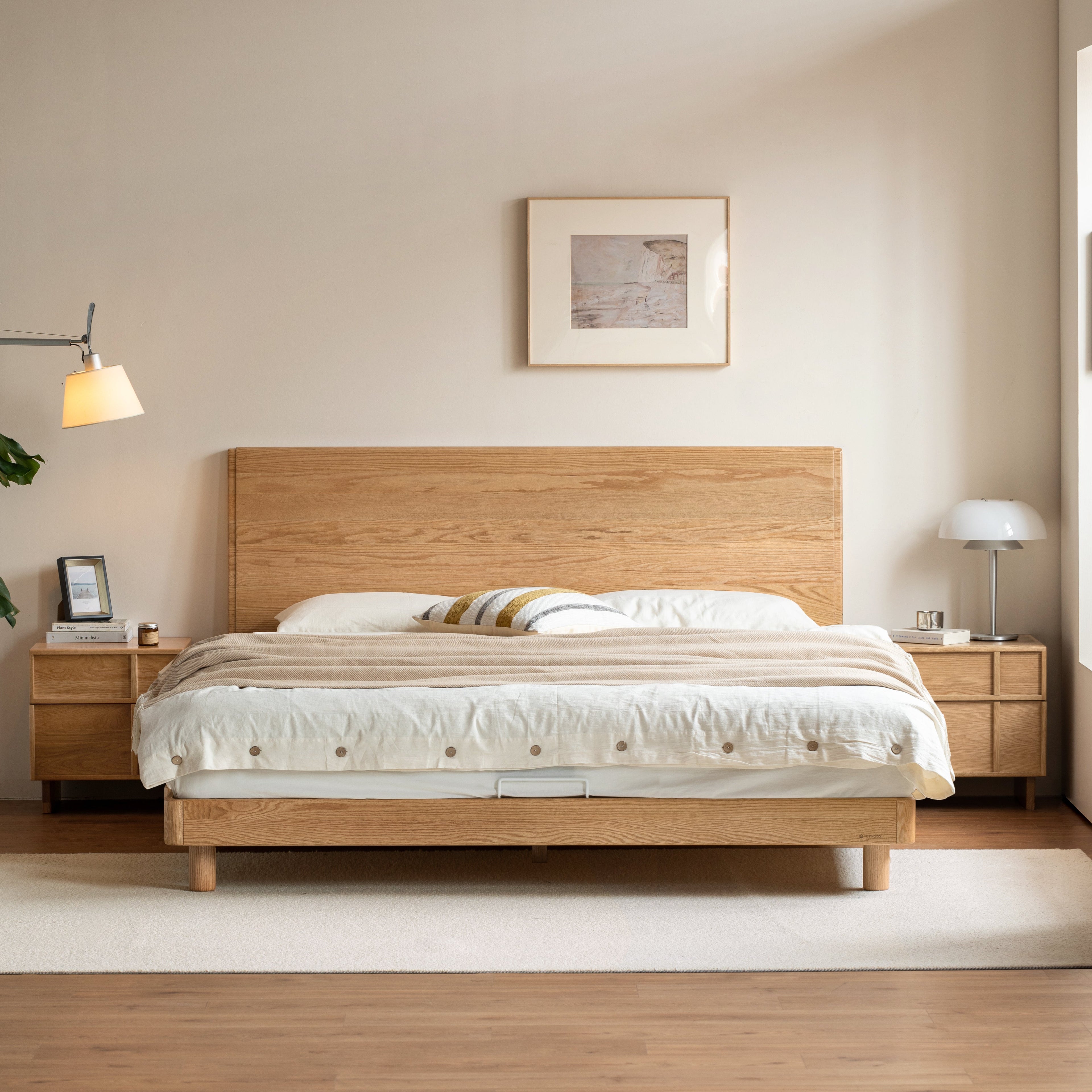 Barry Bed Frame Natural Solid Oak