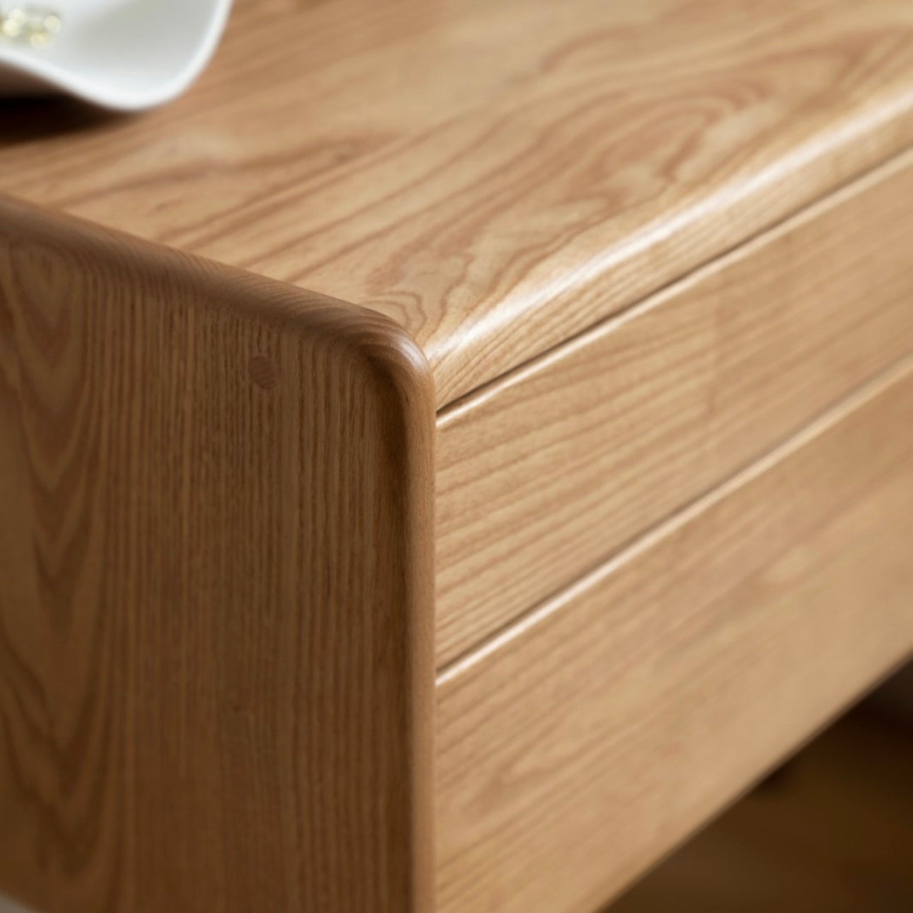 Beisai Dressing Table Natural Solid Ash 100cm