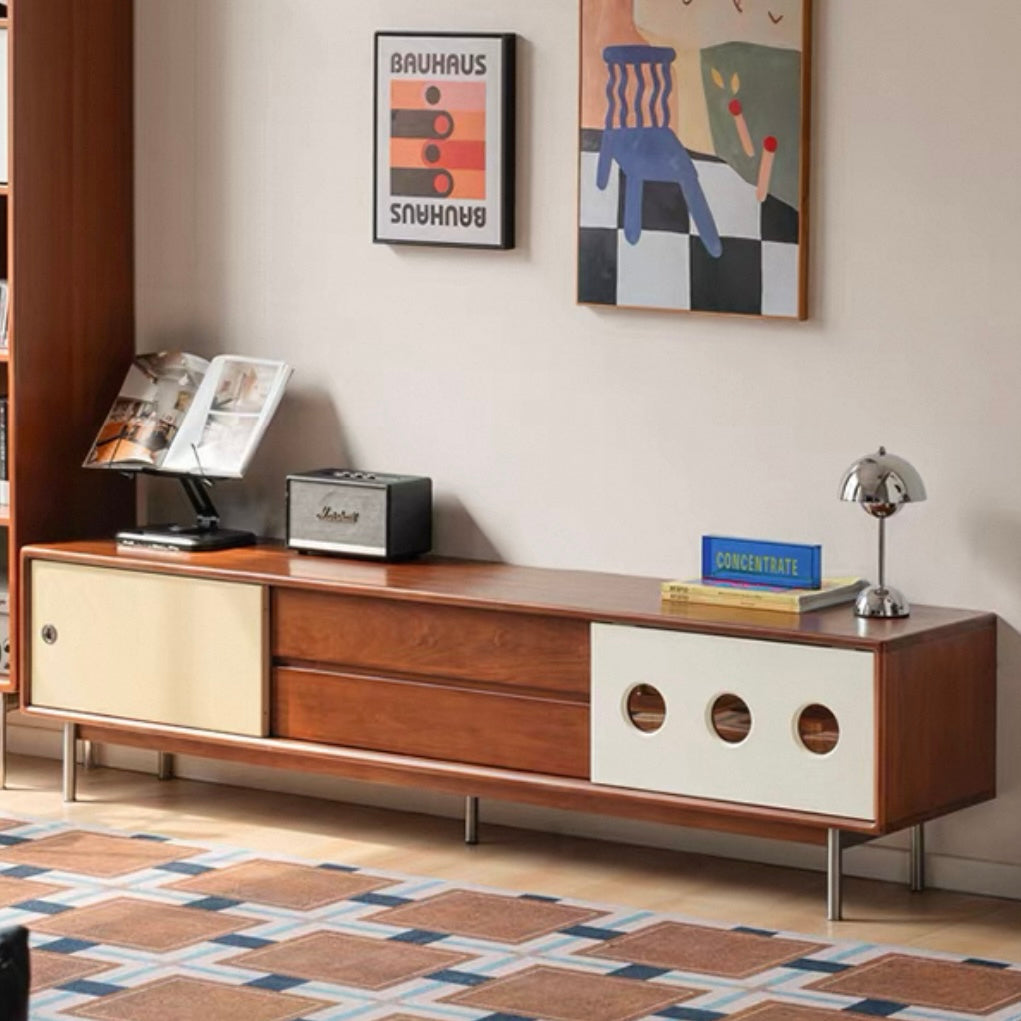 Burkar TV unit 200cm Natural Beech Wood