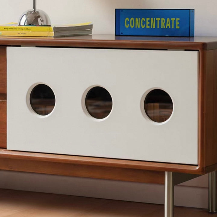 Burkar TV unit 200cm Natural Beech Wood