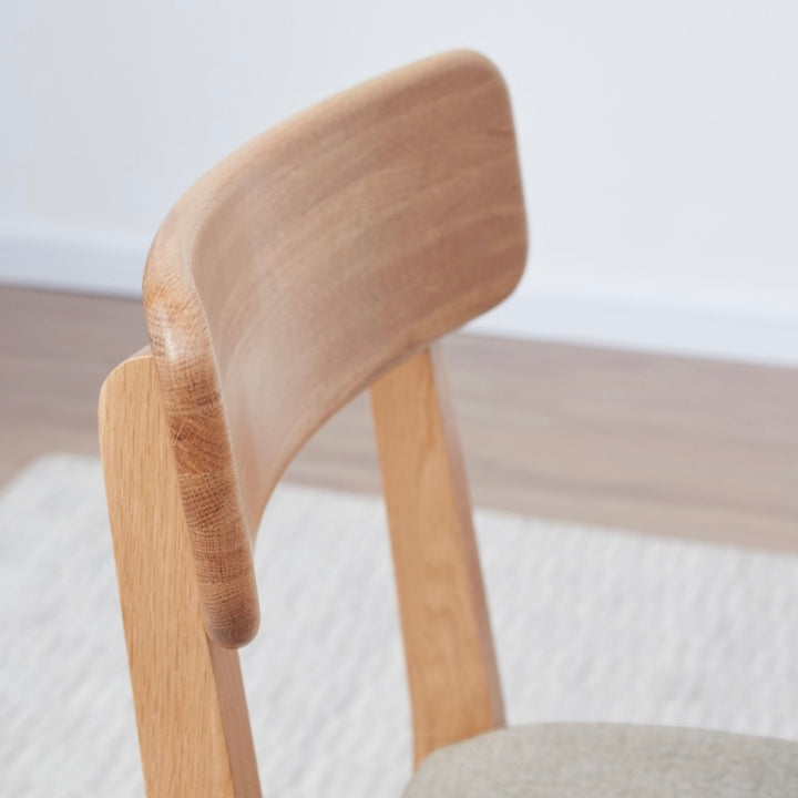 Cadby Chair Natural Solid Oak 78cm