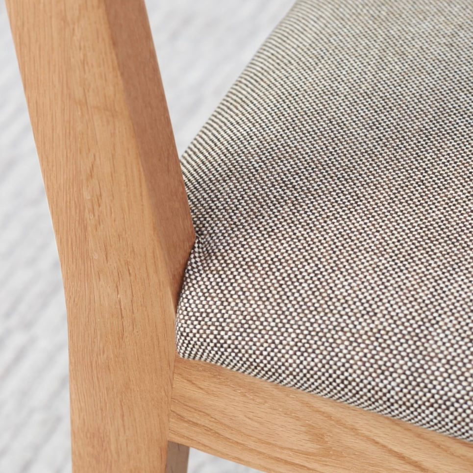 Cadby Chair Natural Solid Oak 78cm