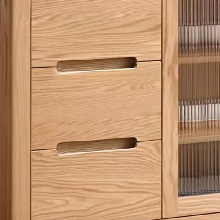 Clisby Cabinet Natural Solid Oak 180cm