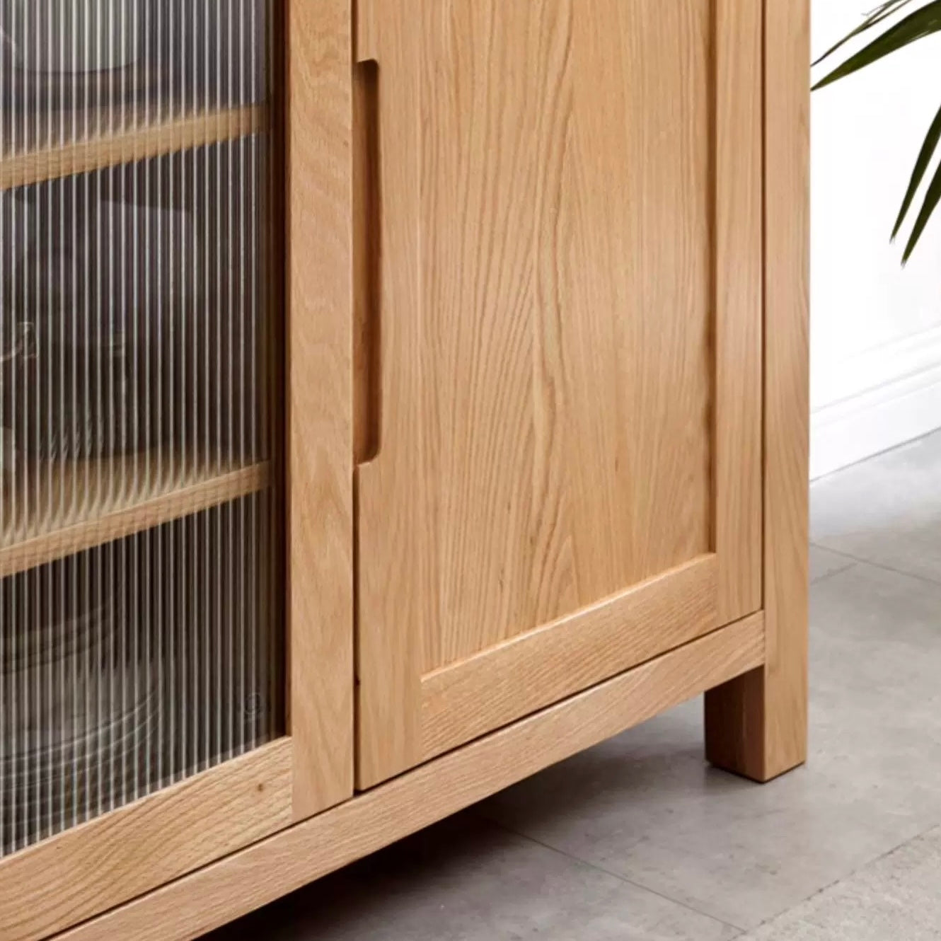 Clisby Cabinet Natural Solid Oak 180cm