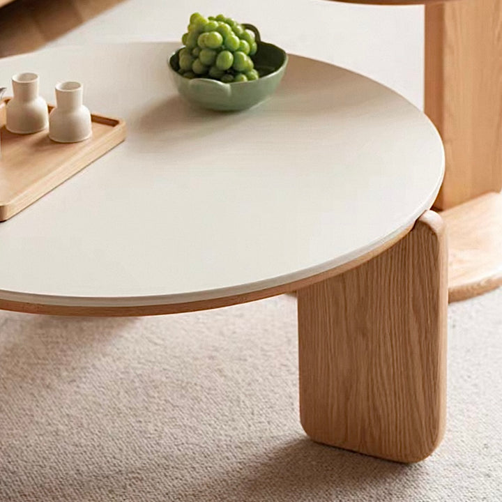 Como Coffee Table 80cm Natural Solid Oak