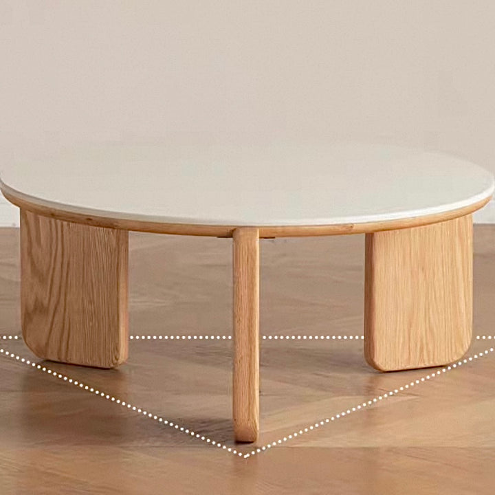 Como Coffee Table 80cm Natural Solid Oak