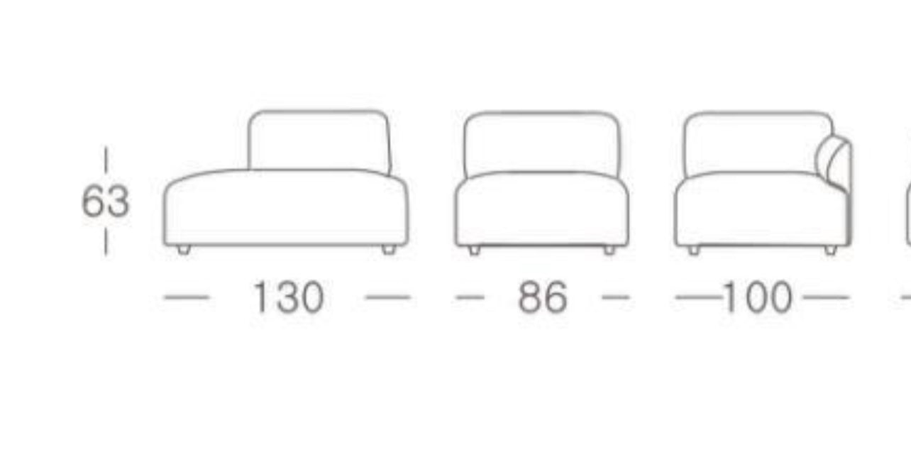 Dalia Fabric Corner Sofa-Misty Grey