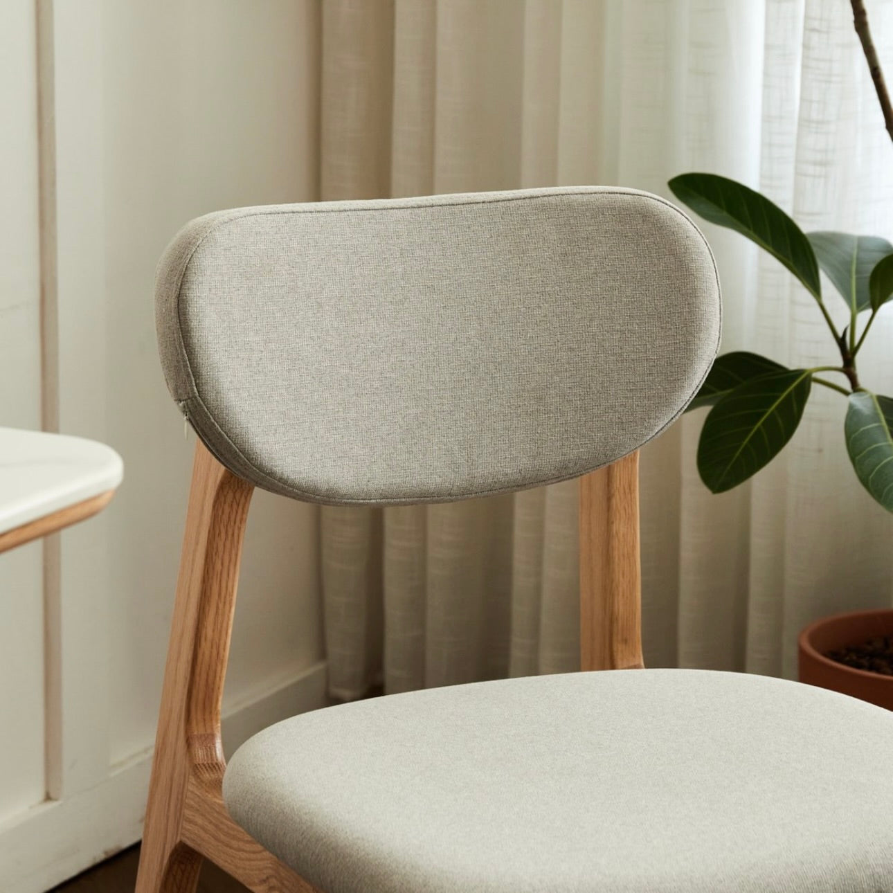 Deeann Chair Natural Solid Oak 78cm
