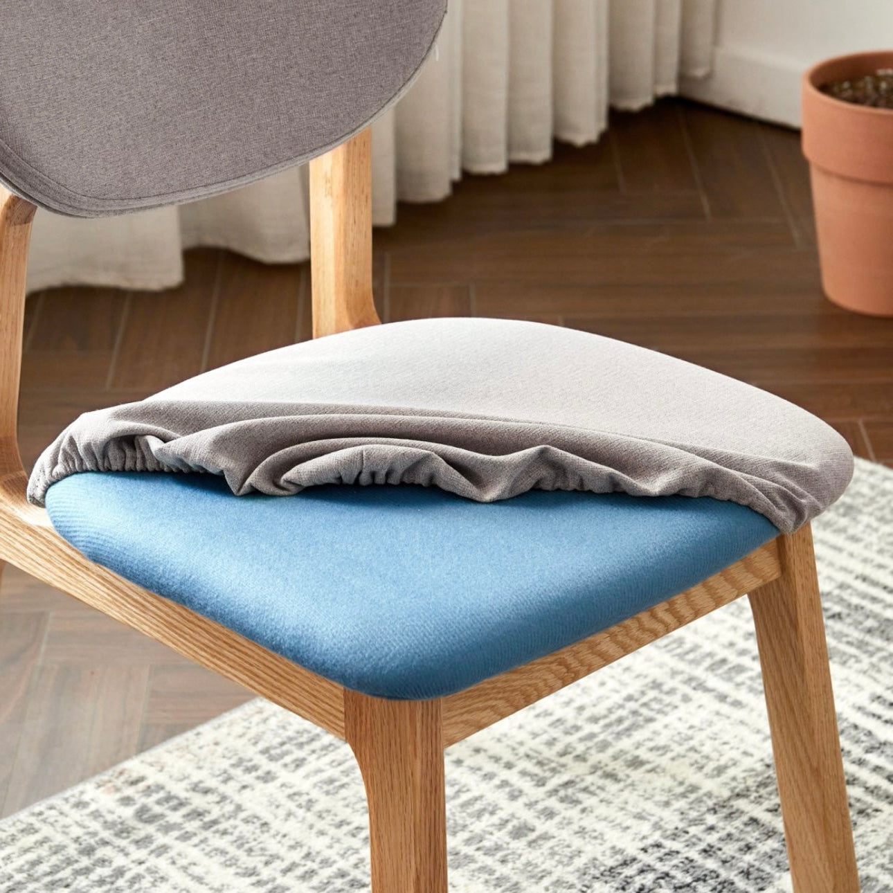 Deeann Chair Natural Solid Oak 78cm