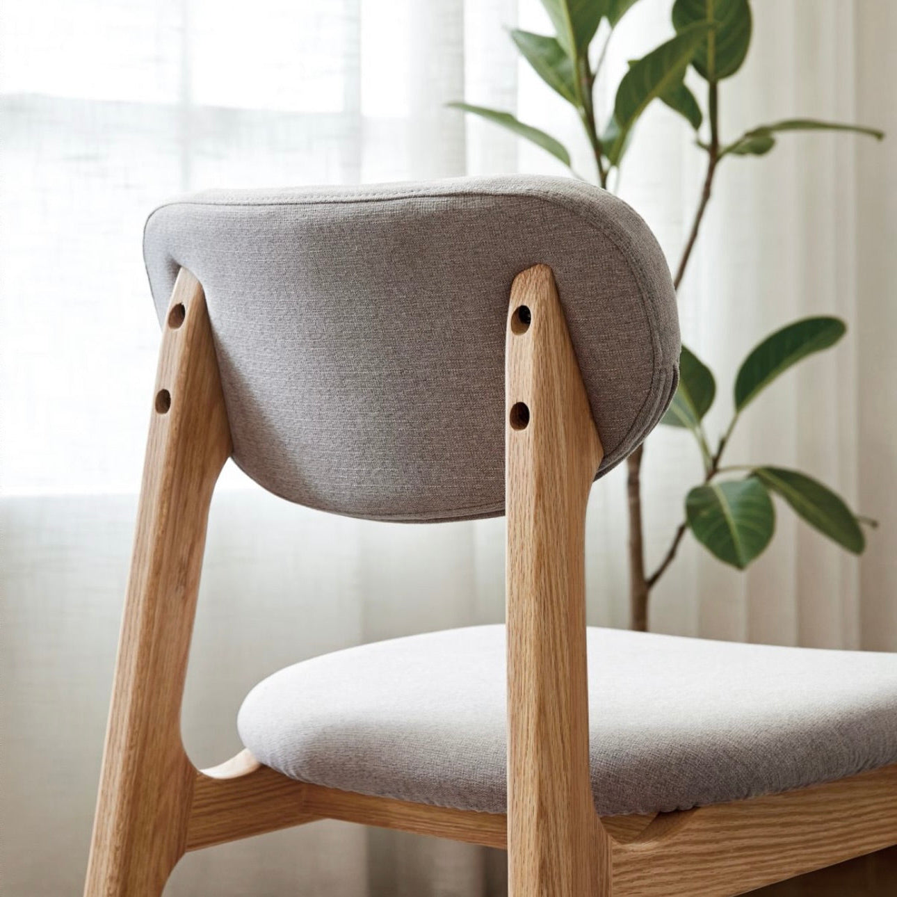 Deeann Chair Natural Solid Oak 78cm