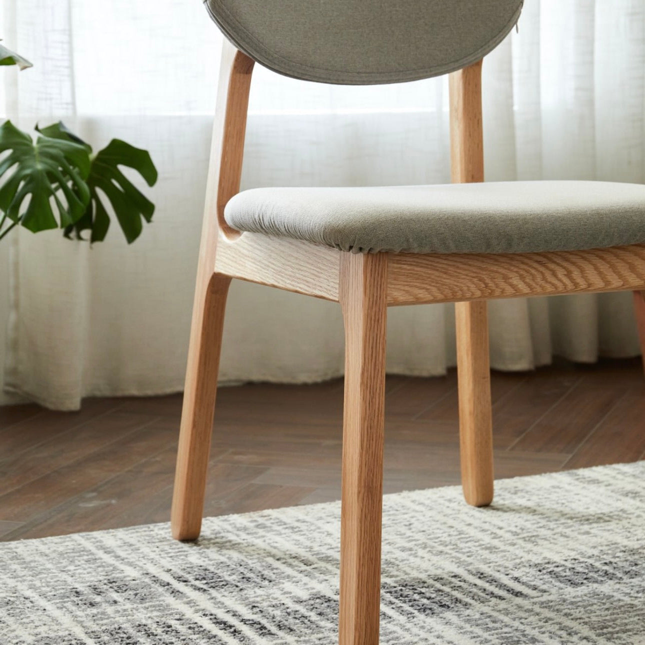 Deeann Chair Natural Solid Oak 78cm