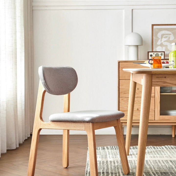 Deeann Chair Natural Solid Oak 78cm