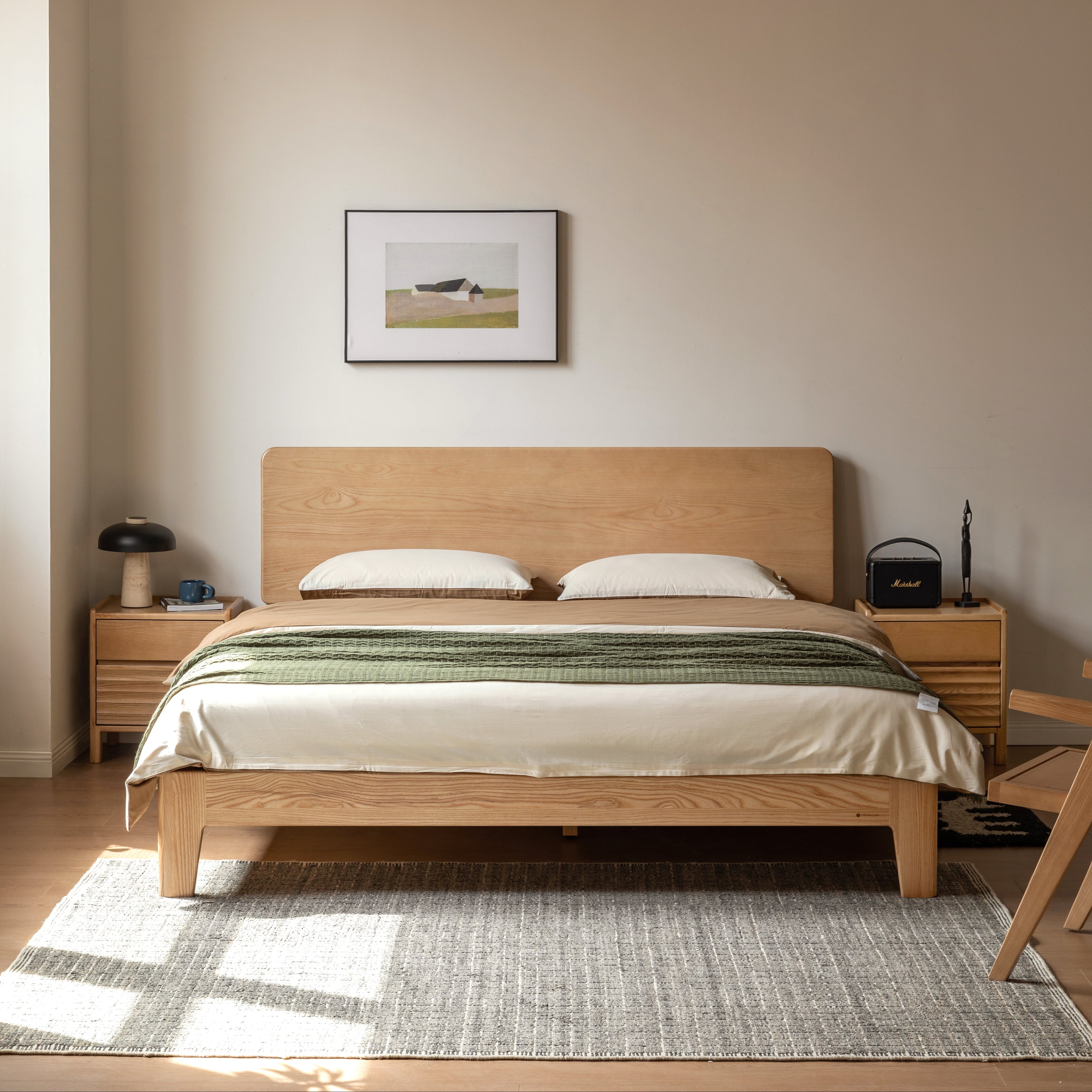 Dryburgh Bed Frame Natural Solid Ash