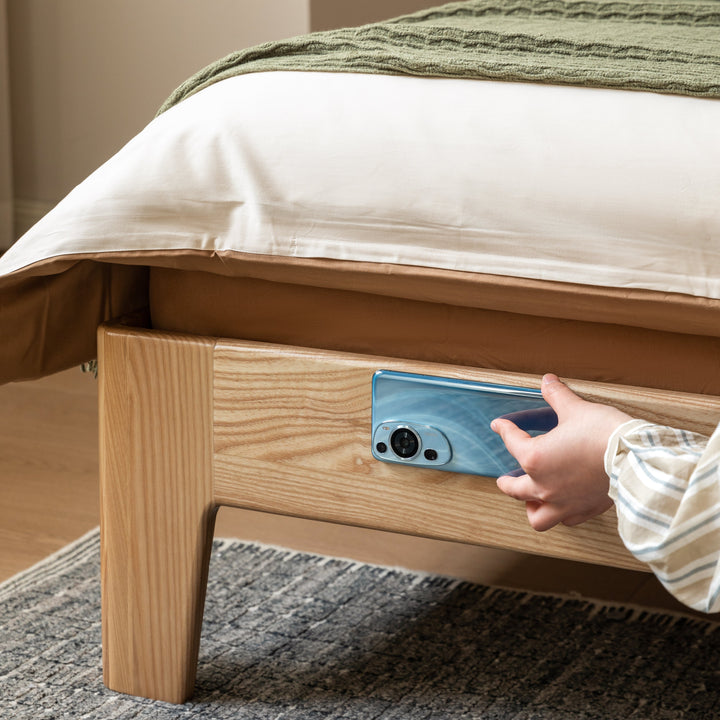 Dryburgh Bed Frame Natural Solid Ash