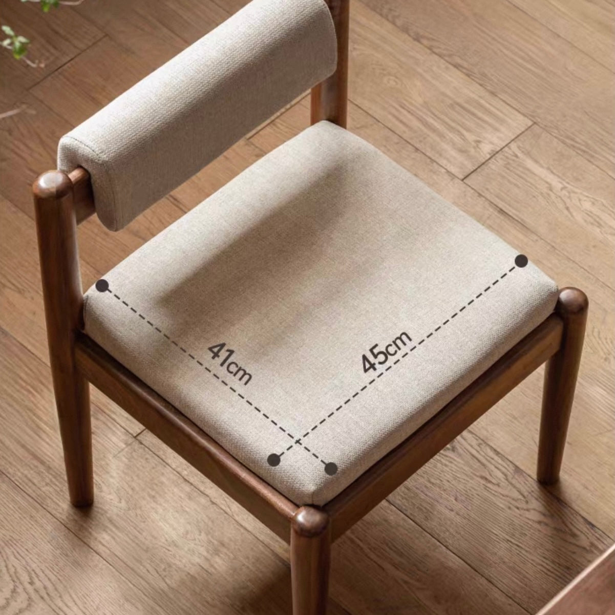 Duffy Chair Oak Stained Walnut Colour