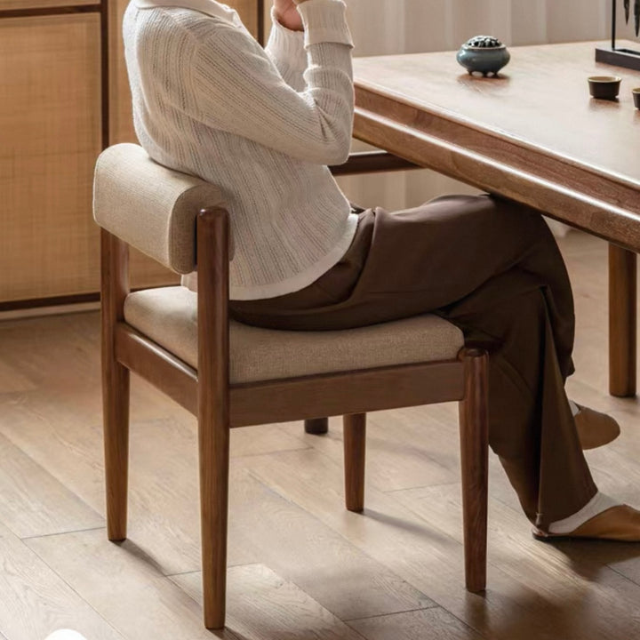 Duffy Chair Oak Stained Walnut Colour
