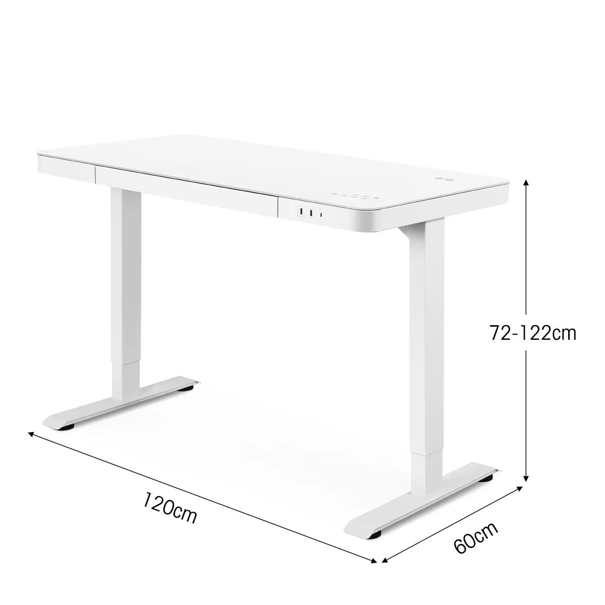 Duncan Electric Standing Desk White