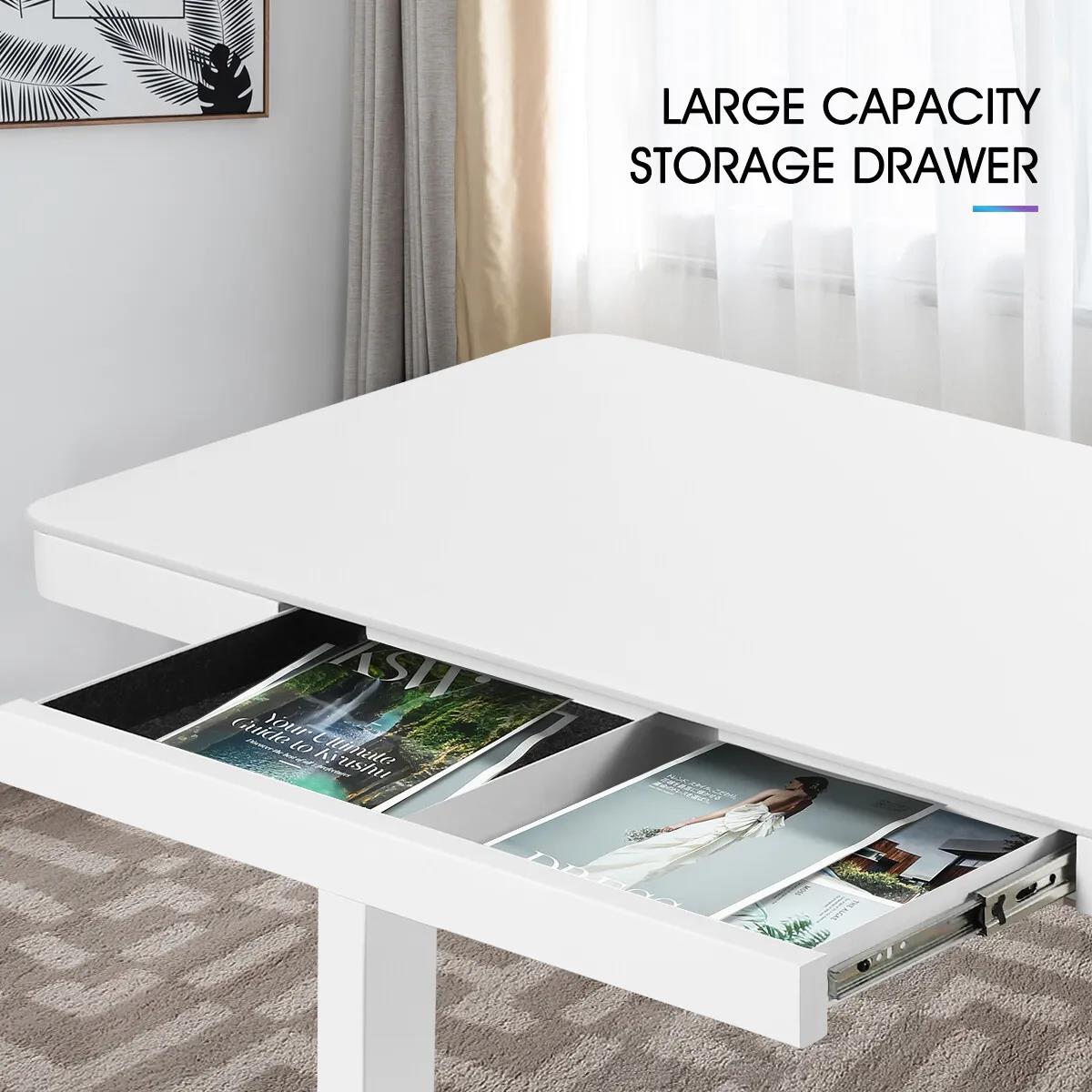 Duncan Electric Standing Desk White