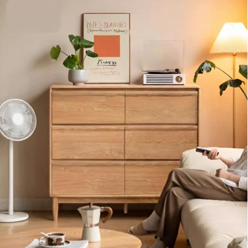 Elland Cabinet Natural Solid Ash 121cm