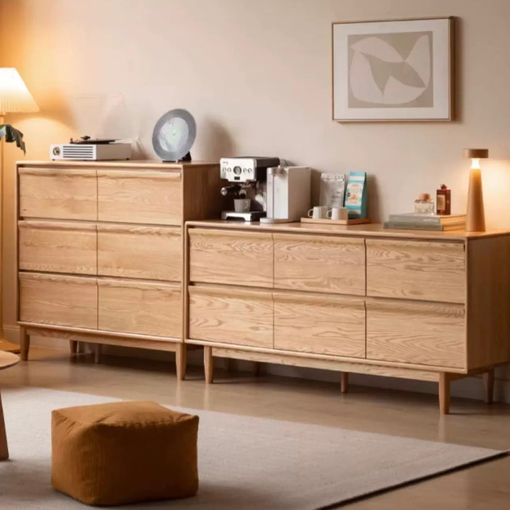 Elland Cabinet Natural Solid Ash 121cm