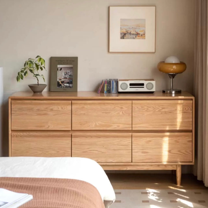 Elland Cabinet Natural Solid Ash 166cm