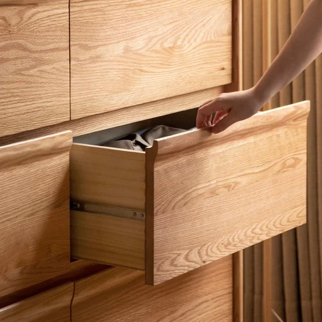 Elland Cabinet Natural Solid Ash 166cm