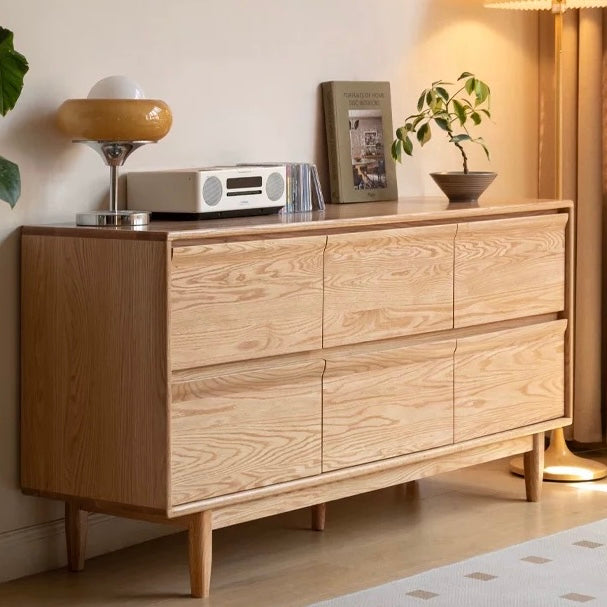 Elland Cabinet Natural Solid Ash 166cm