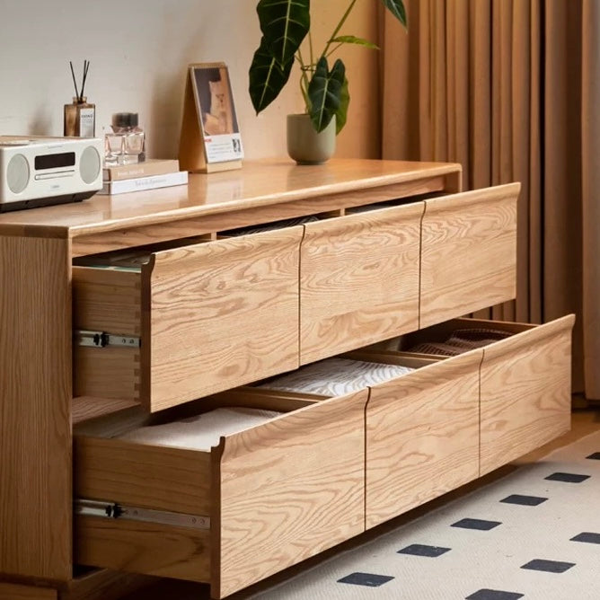 Elland Cabinet Natural Solid Ash 166cm