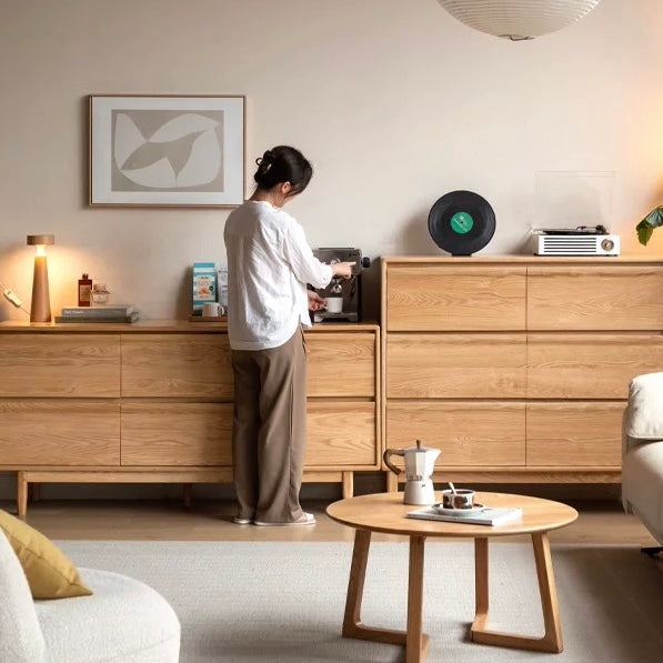 Elland Cabinet Natural Solid Ash 166cm