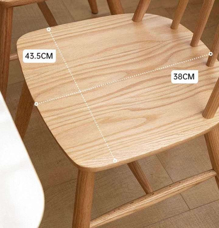 Elwood Chair Natural Solid Ash 82cm