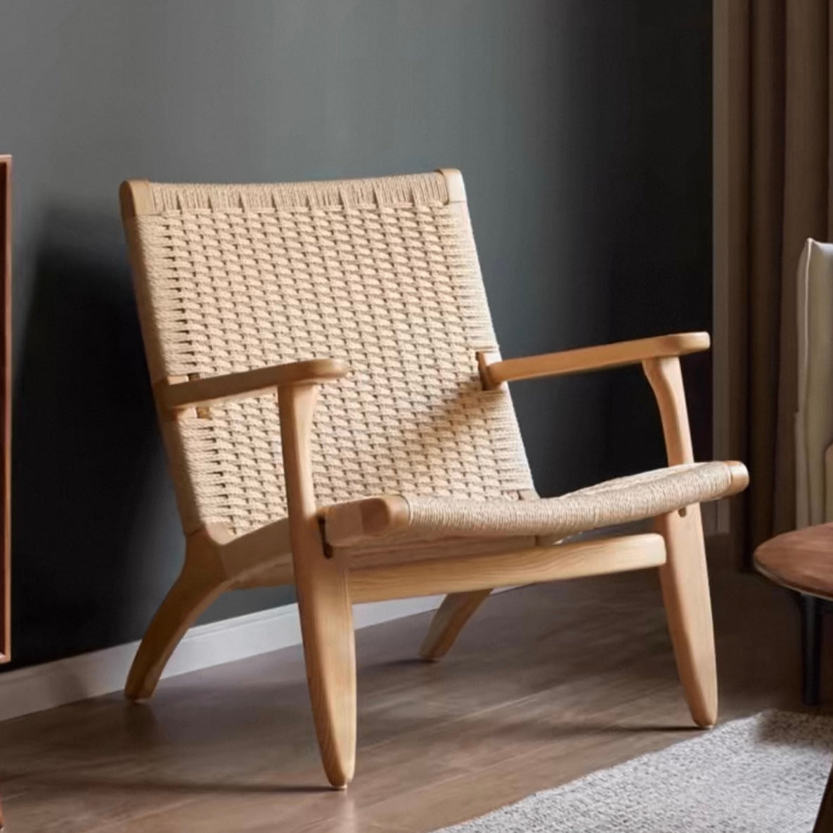 Ferris Armchair Natural Solid Oak