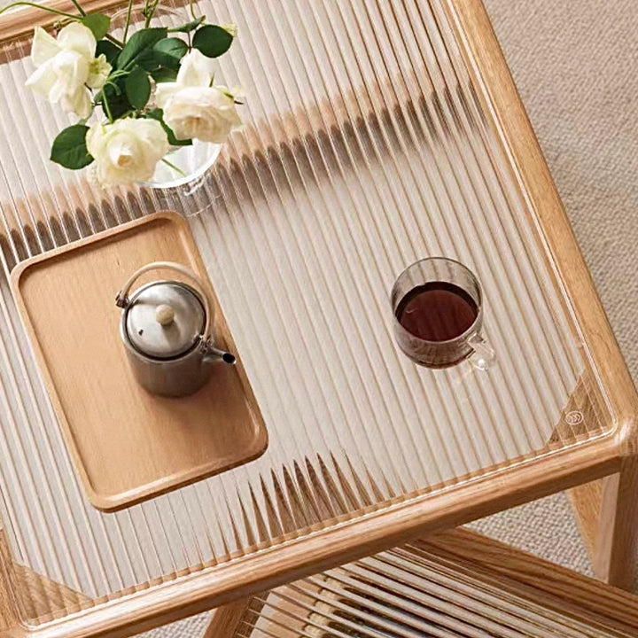 Graham Coffee Table 60cm+50cm Natural Solid Oak