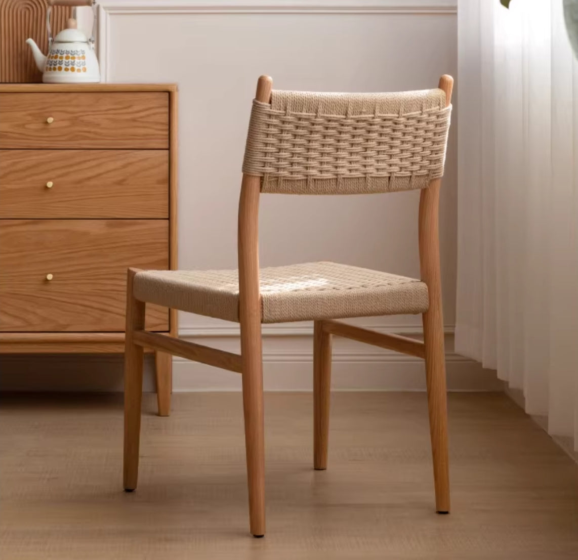 Hampton Rope Dining Chair –  Solid Beech Wood