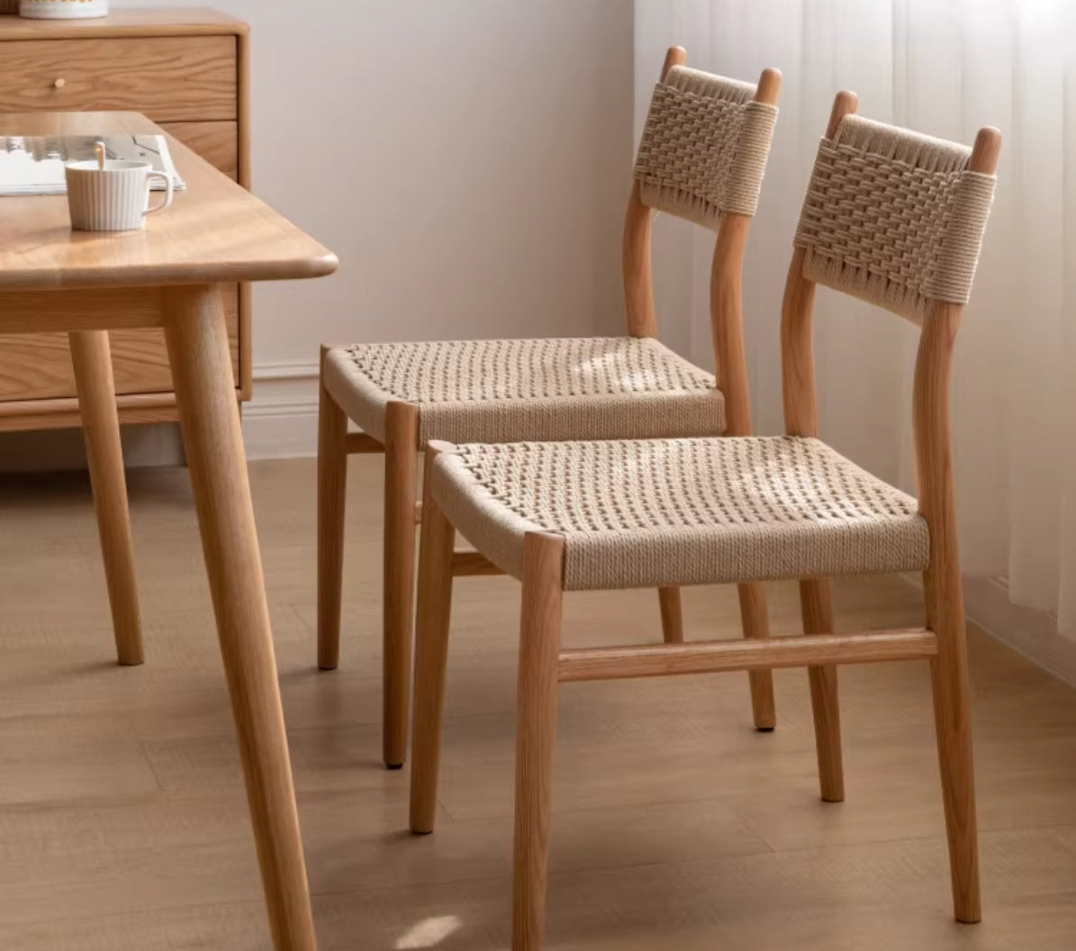 Hampton Rope Dining Chair –  Solid Beech Wood