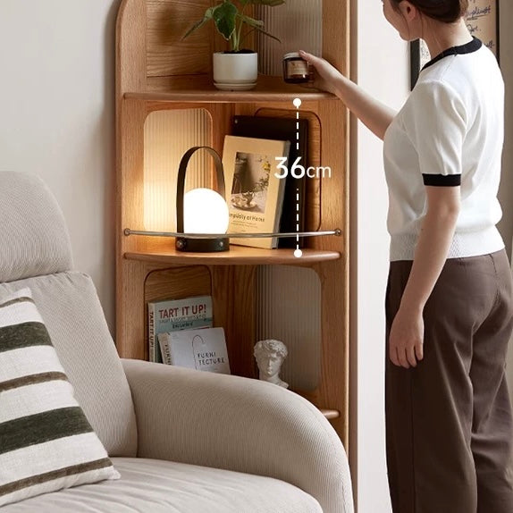 Henry Bookcase 163cm Natural Solid Ash