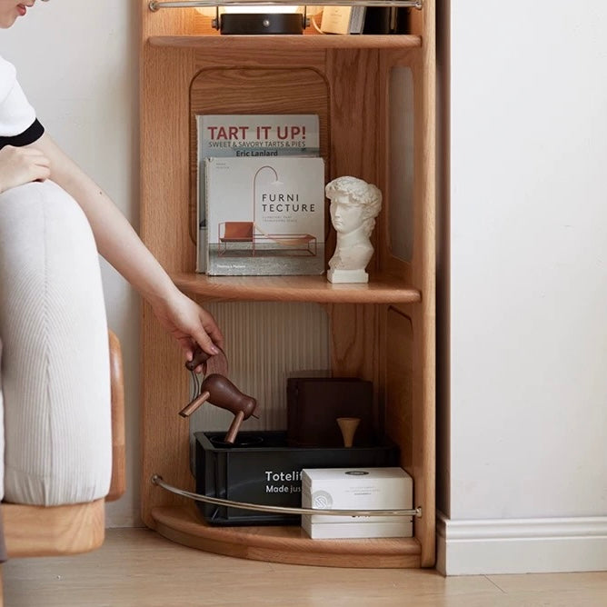 Henry Bookcase 163cm Natural Solid Ash