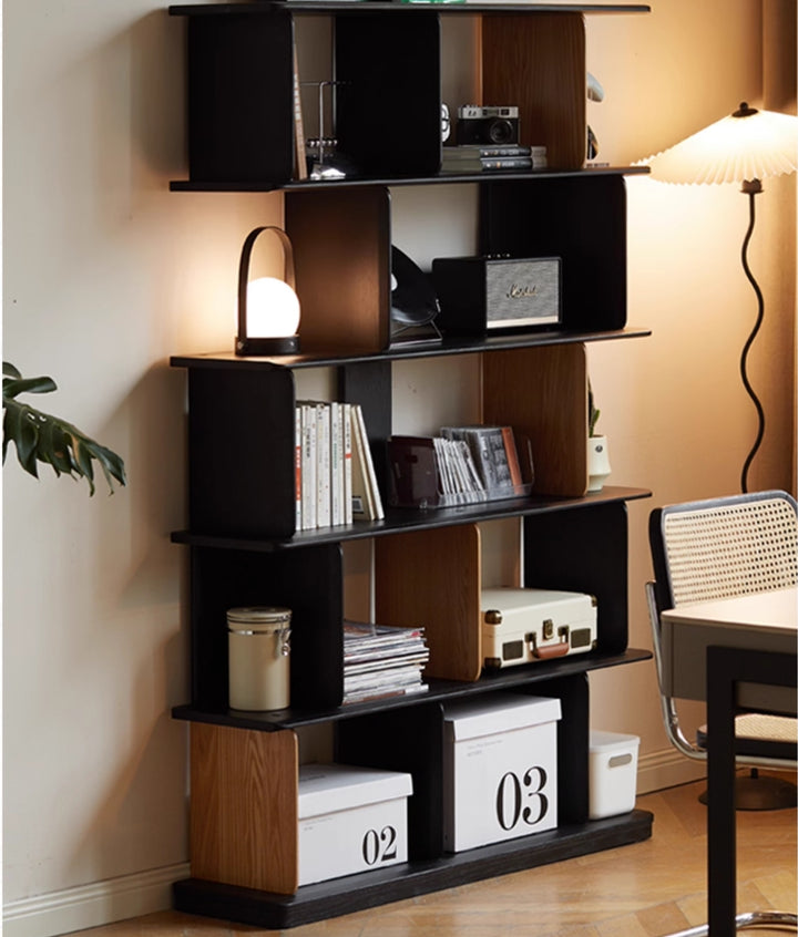 Hilltop Bookcase Natural Solid Oak 175cm