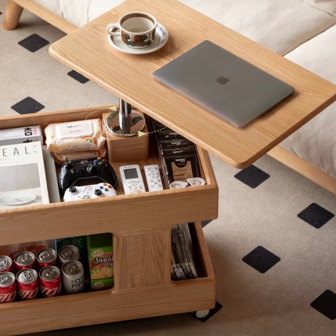 Kent Coffee Table 68cm Natural Solid Oak