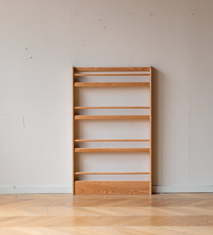 Kintore Bookcase Natural Solid Oak 129cm