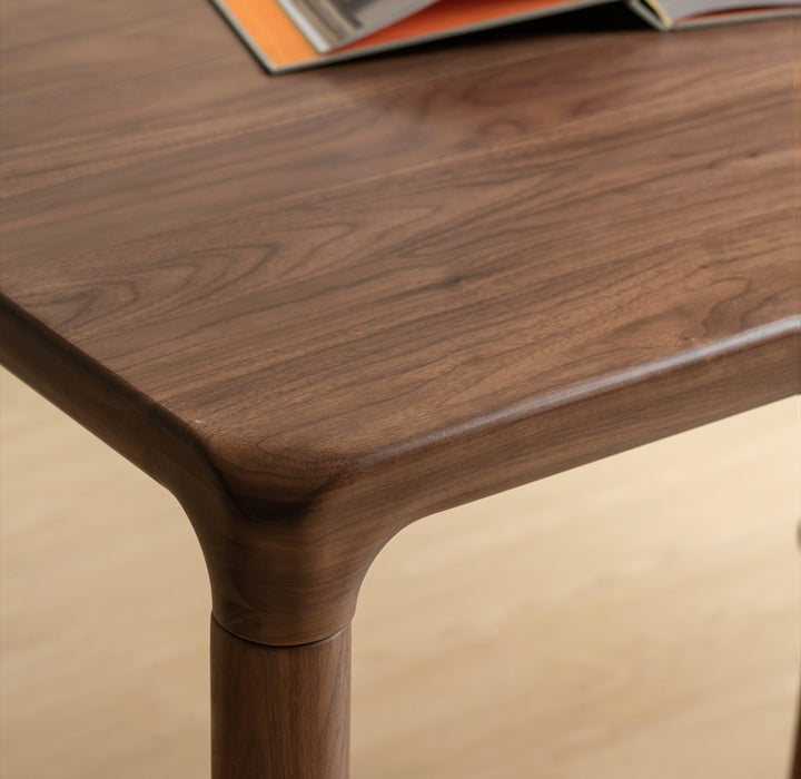 Kiva Natural Solid Walnut Dining Table 180CM