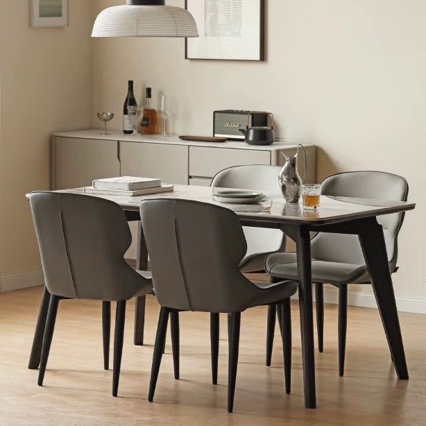 Laico Dining Table  Black Solid Oak Color