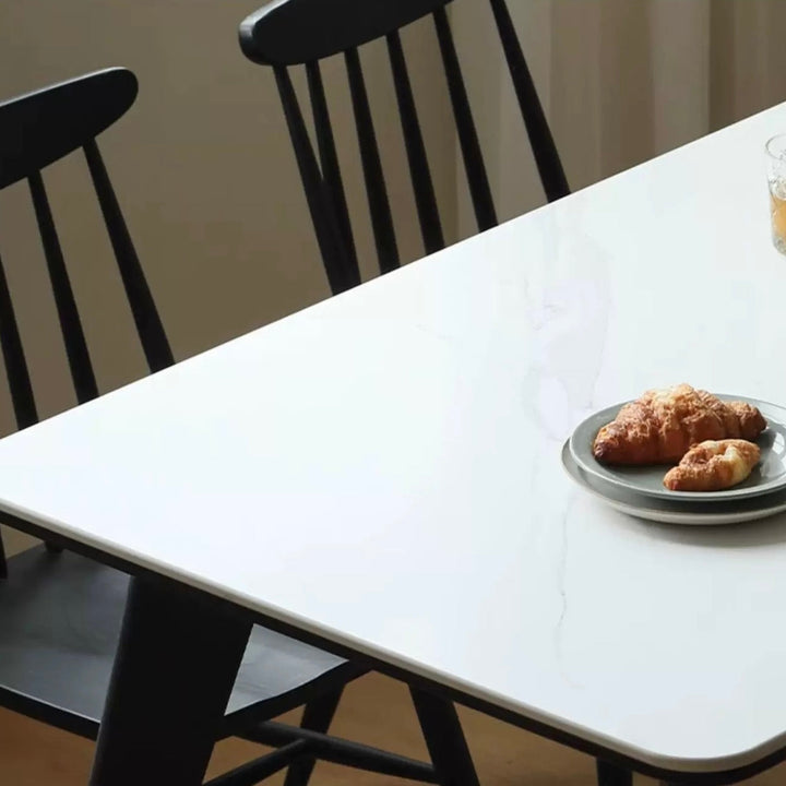 Laico Dining Table  Black Solid Oak Color