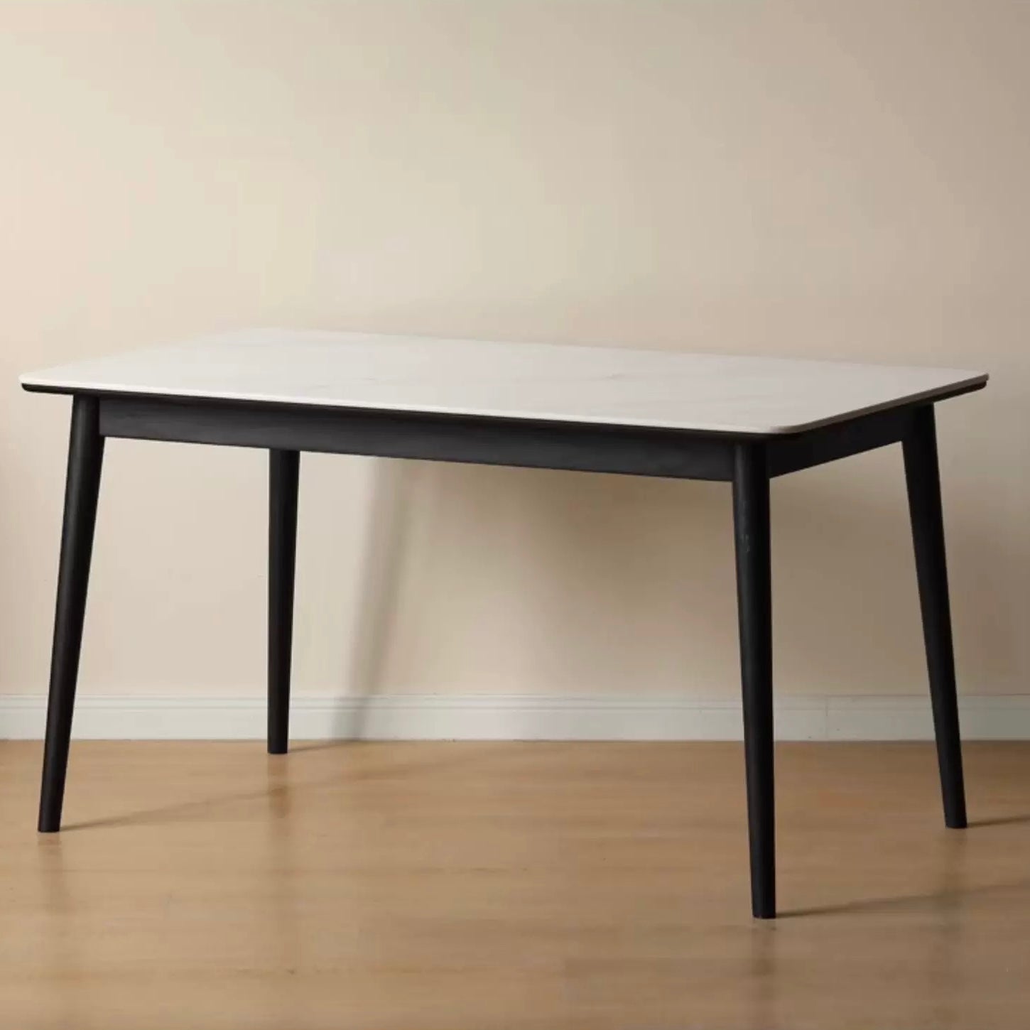Laico Dining Table  Black Solid Oak Color