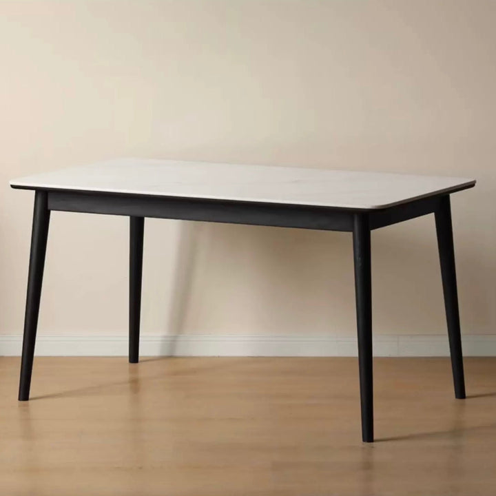Laico Dining Table  Black Solid Oak Color