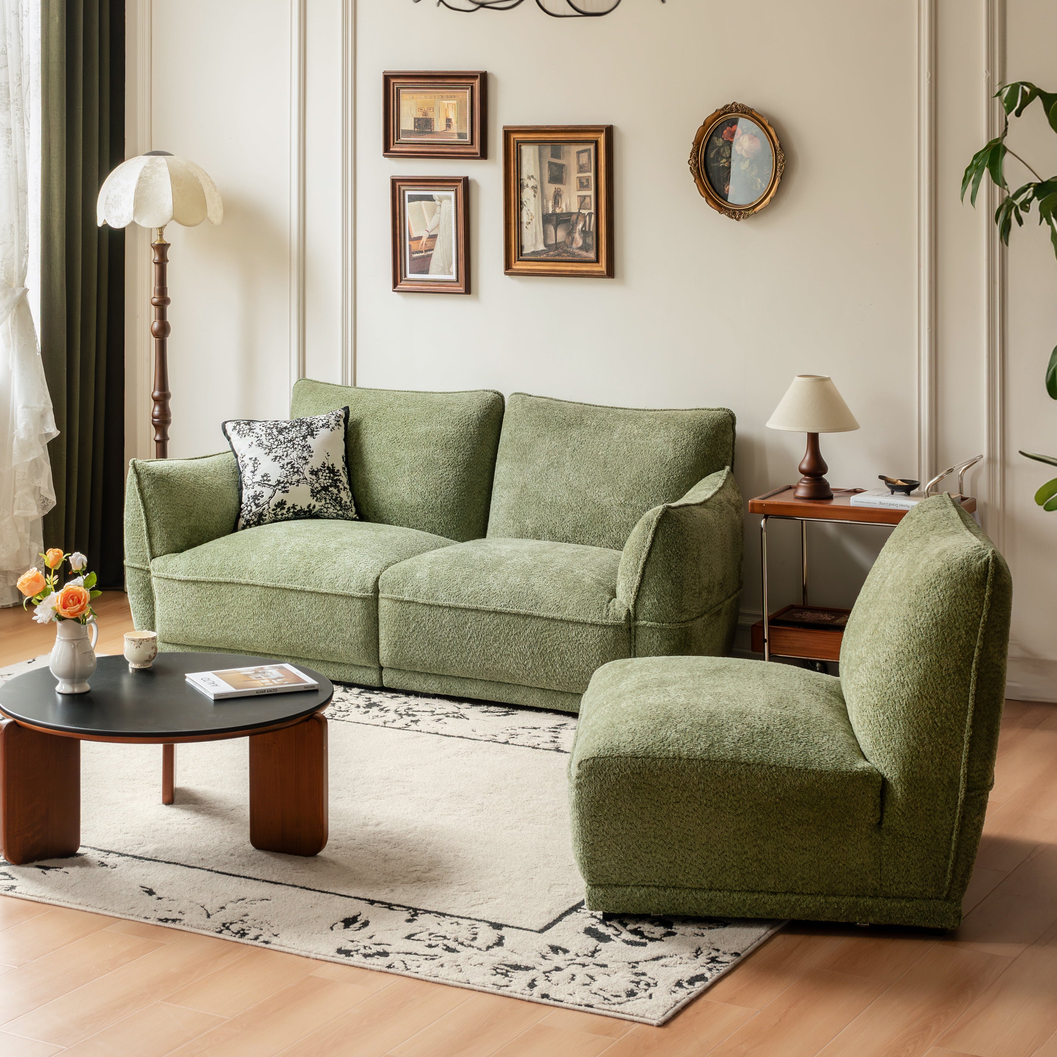 Loma Fabric 2 Seater Sofa 190cm
