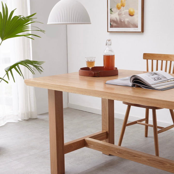 Moorre Dining Table Natural Solid Oak 160CM